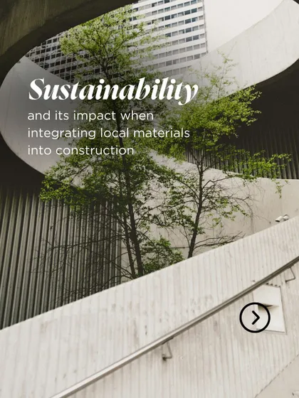 Sustainability is central to my practice. Using local materials is not just a sustainable choice, it is a smarter one. It lowers the carbon footprint, strengthens local economies, and results in architecture that truly belongs to its place.