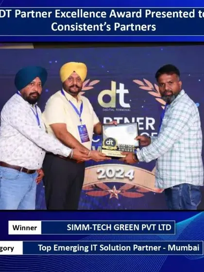 We congratulate our valued partner, SIMM-TECH GREEN PVT LTD, for winning the Top Emerging IT Solution Partner award at the DT Partner Summit. We are proud to grow alongside dedicated partners like them.