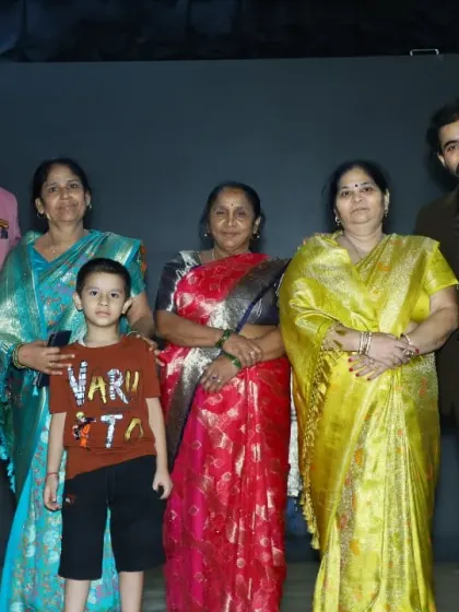 Our faculty and their families at the annual function. Dhwani is more than a school; it is a large, interconnected family.