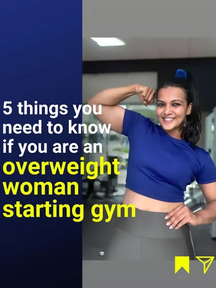 Sharing 5 things an overweight woman needs to know when starting at the gym. My advice is aimed at building confidence and promoting a healthy mindset from day one.