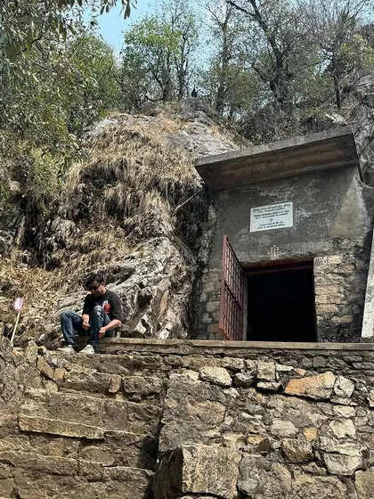 At the Neem Karoli Baba ashram in Kainchi Dham. The air here is filled with a serene bliss that immediately transports you to a higher state of consciousness.