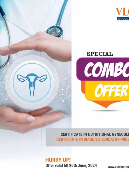 Our special combo offer allows you to gain expertise in two high-demand fields at once. Enroll in our Certificate in Nutritional Gynecology and get the Diabetes Educator Program certificate as well.