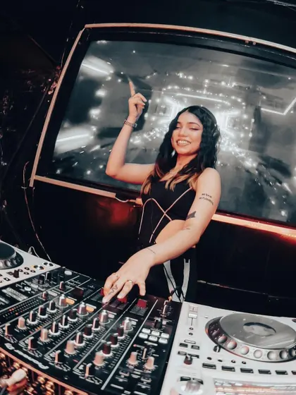 Pointing to the crowd, feeling the shared energy. These moments of connection make every gig special.