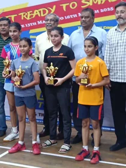 The next generation of champions. The winners and runners-up from the junior categories of the women's special tournament.