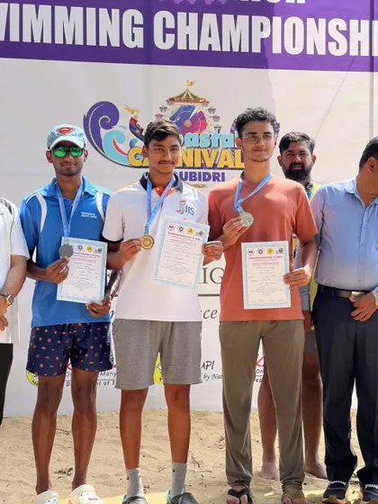 We celebrate Anish Achutha securing a silver medal at the National Open Water Swimming Championship, a historic first national medal for Swimsquare in this challenging discipline.