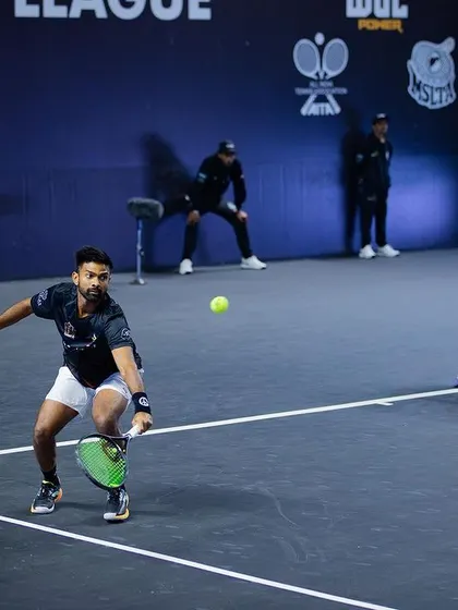 Playing in the Tennis Premier League is always a great experience. These shots capture the fast-paced nature of the league, including some mixed doubles action where quick reflexes and teamwork are everything.