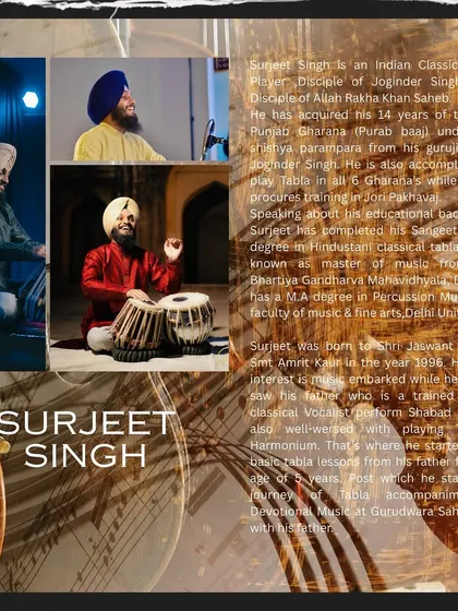 This is a summary of my musical journey, detailing my training in the Punjab Gharana under my Guruji, my educational background, and my beginnings in music.