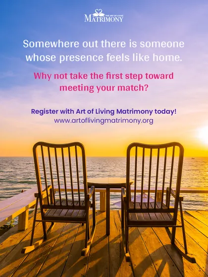 Two empty chairs facing a serene sunset symbolize the peaceful companionship that awaits. Somewhere out there is someone whose presence feels like home; I help you take the first step.