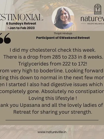 In just 8 weeks, Thripti saw her cholesterol drop from 285 to 233 and her triglycerides go from very high to borderline. Just as importantly, her long-standing digestive issues and constipation completely disappeared. Her story is a testament to how quickly the body can begin to heal when given the right fuel.