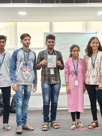 Participants from our Thoughtworks English training program proudly holding their certificates. We celebrate every milestone in our learners' journey towards language proficiency.