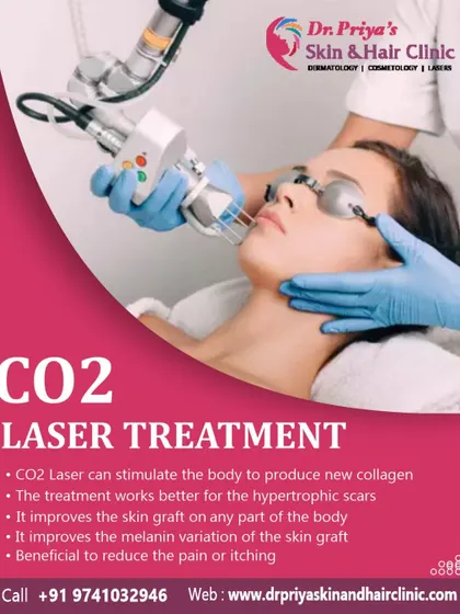 CO2 laser treatment stimulates the body to produce new collagen, making it effective for hypertrophic scars. It also improves the melanin variation of skin grafts and can be beneficial in reducing associated pain or itching.