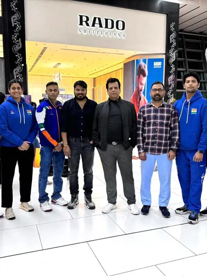 The KIO Indian Karate team, ready and motivated at the airport before leaving for Moscow. All the best to our players.