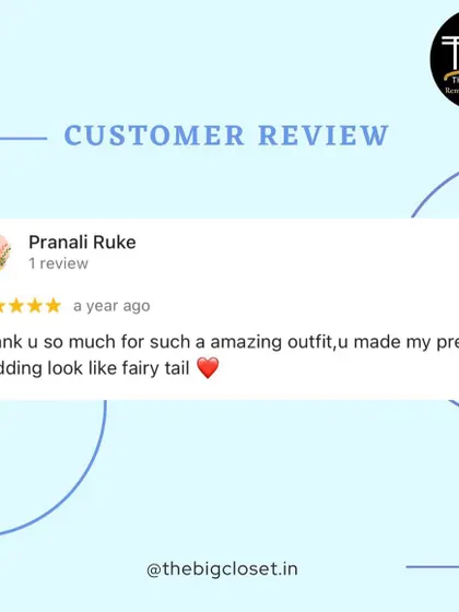 "You made my pre wedding look like a fairy tail." This is exactly what I aim for! I'm so happy that my client loved her outfit and that I could be a part of her special story.