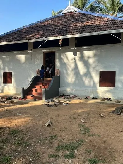 The Bodhi Kalari Centre in Alathur, Palakkad, where I attended a one-day training camp for Silambam. It is important to learn these arts in a traditional setting.