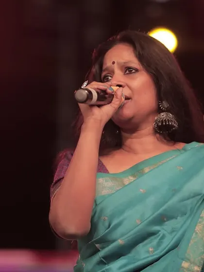 A close-up from the Shivaratri concert, a night dedicated to music and spirituality. The energy of the all-night performance is something I look forward to every year.