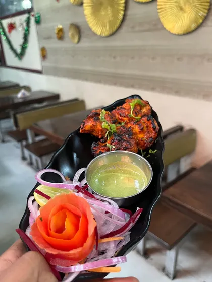 Another look at our delicious Chicken Tikka, ready to be served. The vibrant colour comes from our natural spice marinade, with no artificial colours added.