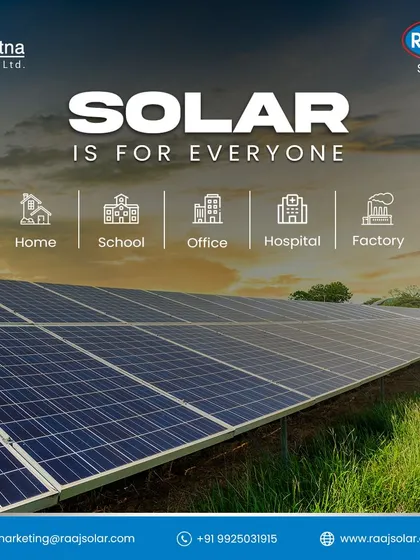 Solar is for everyone. We provide solutions for homes, schools, offices, hospitals, and factories, demonstrating the universal applicability and benefit of switching to clean, renewable energy.