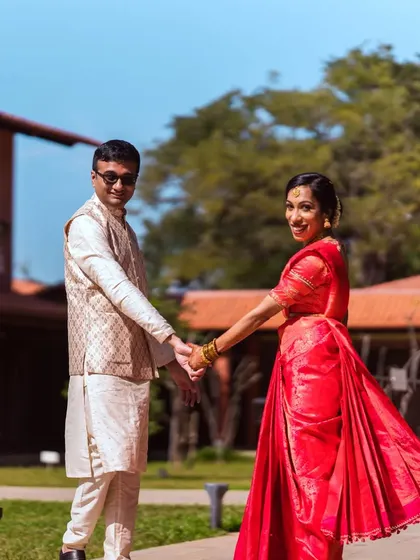 A collection of moments from my wedding, from the decor and venue to the ceremony and reception party. This shows the complete experience and the happy, vibrant atmosphere we can help create.