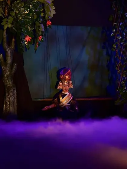 Another perspective of the same scene, showing how we use lighting and stagecraft to evoke specific emotions and create visual poetry.