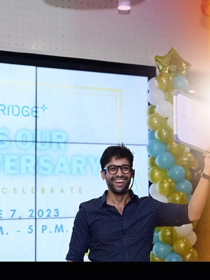 The triumphant reveal of a successful prediction on the whiteboard. That smile is the result of a perfectly executed piece of mentalism.