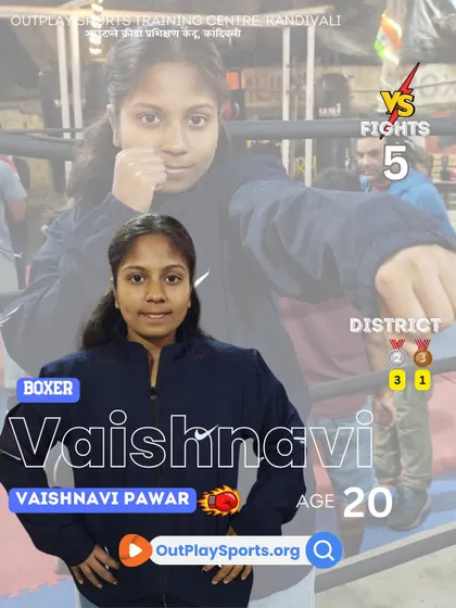 Vaishnavi Pawar, a district-level medalist. Her journey is all about power, passion, and perseverance, inspiring other young women.