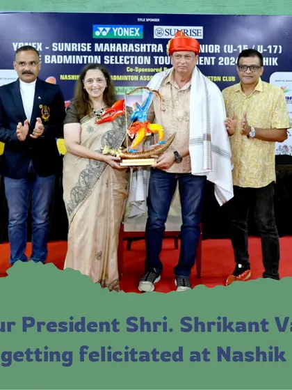 I was honored to be felicitated by the Nashik District for receiving the Shiv Chhatrapati Jeevan Gaurav award for my contributions to sports.