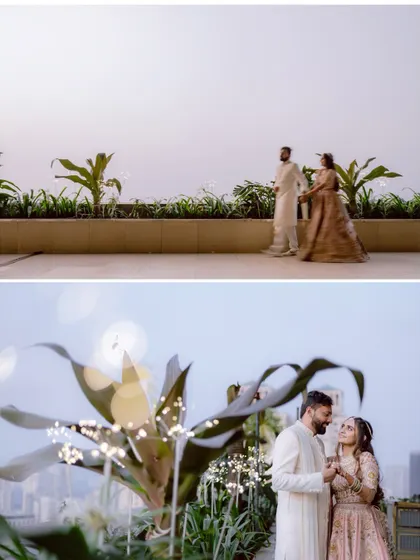 Some moments are too beautiful for words. We use the cityscape and creative framing to create stunning, romantic portraits that tell your story without saying a thing.