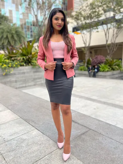 Another angle of my corporate attire for the GSK event.