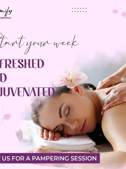 Start your week refreshed and rejuvenated. A pampering session with a relaxing massage is the perfect way to unwind and reset.