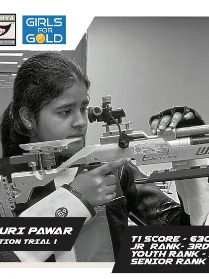 Mayuri Pawar, one of our 'Girls for Gold' athletes, after a strong performance at Selection Trial 1.