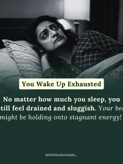 Do you wake up exhausted no matter how much you sleep? Your bed might be holding onto stagnant energy from the day, preventing you from getting truly restorative rest.