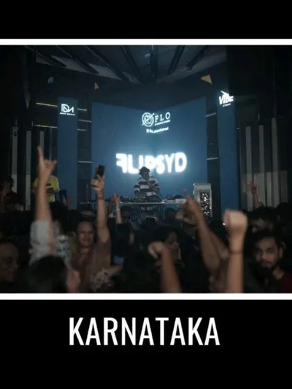 The crowd in Karnataka with their hands up. It's moments like these that make all the travel and hard work worth it.