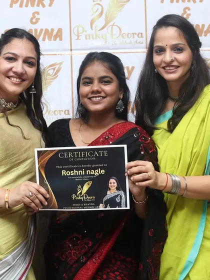 A personal moment of achievement. I make sure to connect with every student, and awarding this certificate to Roshel was a moment of shared joy, marking the successful completion of her masterclass training.