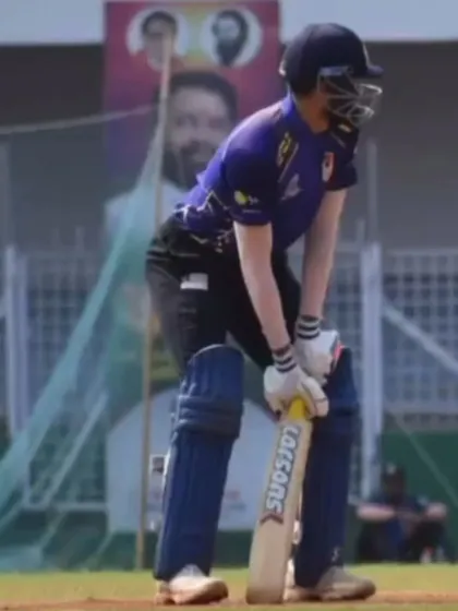 A powerful shot from Akash Parkar, who recently smashed 8 sixes in 8 balls in a tournament. This is the kind of power-hitting we nurture at our academy.
