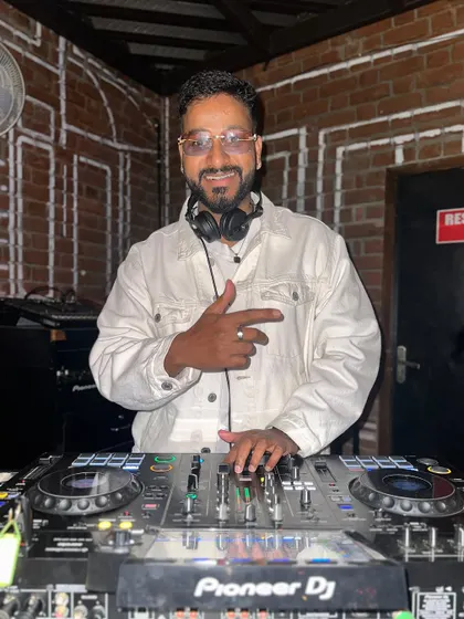 Announcing the week's gigs from the DJ booth.