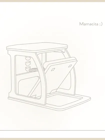 And here is the Wunda Chair, or 'Mamacita'. Small but mighty, it offers a powerful workout.