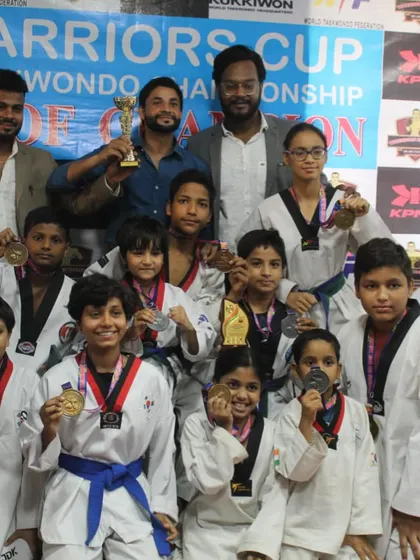 More champions from the Warriors Cup Taekwondo Championship. It's an amazing feeling to see my students' hard work pay off with gold, silver, and bronze medals.