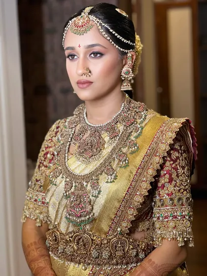 This is a perfect example of a classic, regal bridal portrait. You will learn the techniques to sculpt and define features, creating a look that is both powerful and graceful, fit for a queen on her wedding day.