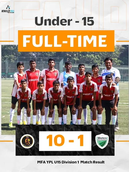 A dominant 10-1 victory for our U15 boys in their first MFA 1st division match.
