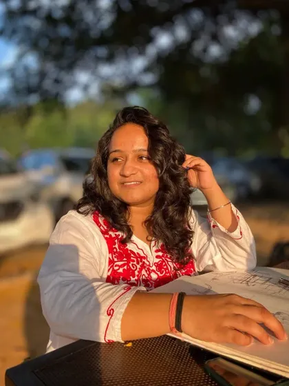 A moment of peace and inspiration. Sometimes the best ideas come when you're just enjoying the golden hour.
