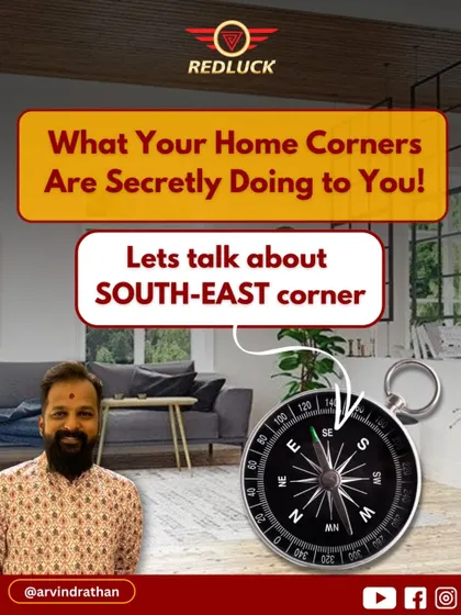 This carousel explains what your home's corners are secretly doing to you, starting with the South-East.
