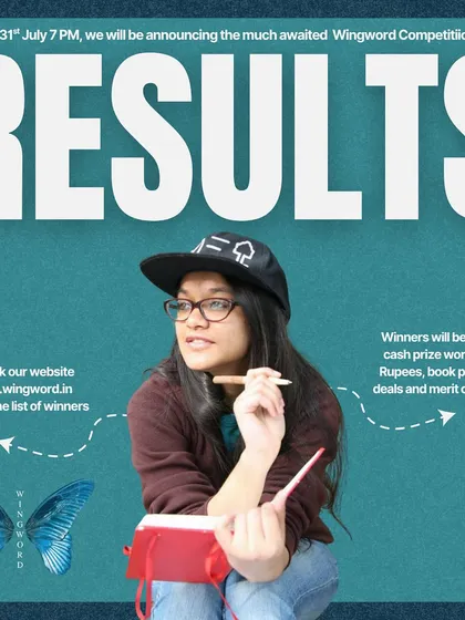 The anticipation is real. This graphic announces the upcoming results for the Wingword Poetry Competition. We award cash prizes, book publication deals, and merit certificates, providing tangible recognition for the hard work and talent of poets across the country.
