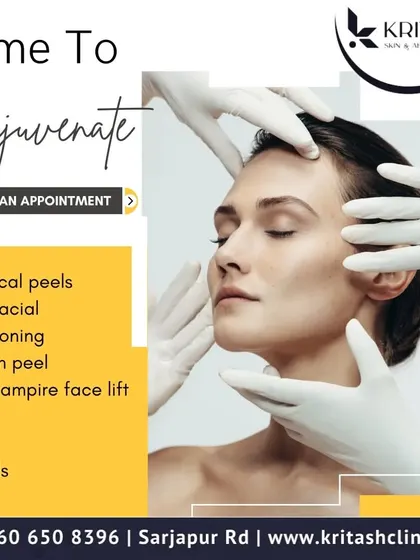 Skin rejuvenation is not one-size-fits-all. I offer a comprehensive range of procedures to help you achieve healthier skin, including chemical peels for texture, laser toning for pigmentation, and injectables like Botox and fillers for signs of aging.