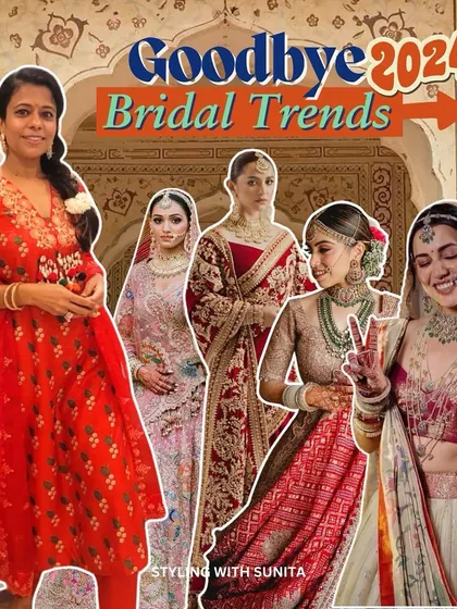 A visual recap of the bridal trends we're leaving behind in 2024 to make way for new, exciting styles in the coming year.