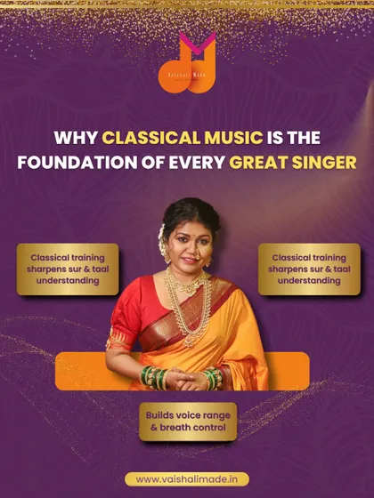 Classical music is the root of all great singing in India. Training in it sharpens your understanding of 'sur' and 'taal' and builds your vocal range and breath control, making you a more versatile and powerful singer in any genre.