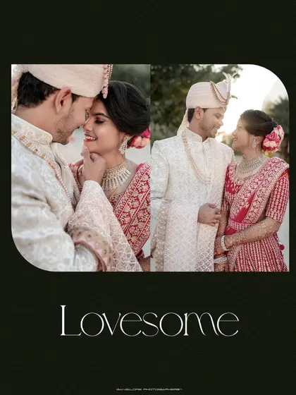A collection of loving glances and happy smiles. These collages showcase the couple's chemistry and the variety of beautiful portraits we can create on the wedding day.