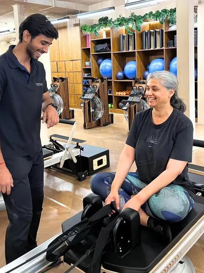 A workout is not a punishment, it's a celebration of what your body can do. We love the smiles and positive energy our clients of all ages bring to the studio.