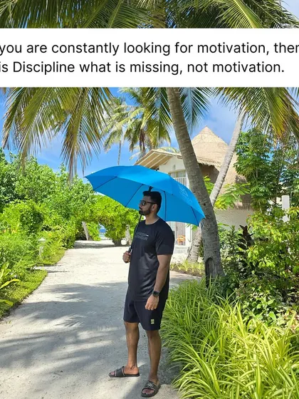 If you are constantly looking for motivation, then it is discipline that is missing. The day you accept this, you will spend more time taking action and less time searching for a fleeting feeling.