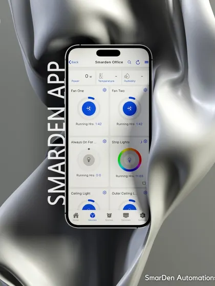 Smart living, made simple. The SmarDen app is designed to make your home do what you want, when you want, whether you're on the couch or across the globe.