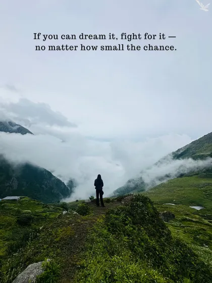 If you can dream it, fight for it, no matter how small the chance. We are here to help you fight for your travel dreams.